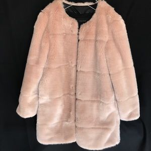 ZARA fur jacket coat